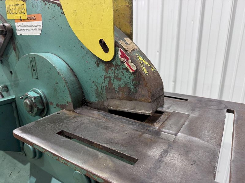 50 TON PIRANHA P3 HYDRAULIC IRONWORKER: STOCK #80707