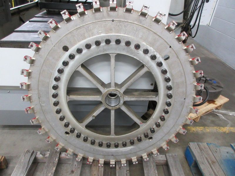 Used Haas 93-0944 Side Mount Tool Changer 40 Taper 40 Pocket Carousel Assembly