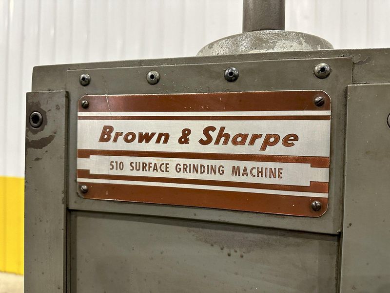 5" X 10"" BROWN & SHARPE MODEL #510 HORIZONTAL HYDRAULIC SURFACE GRINDER: STOCK #22044