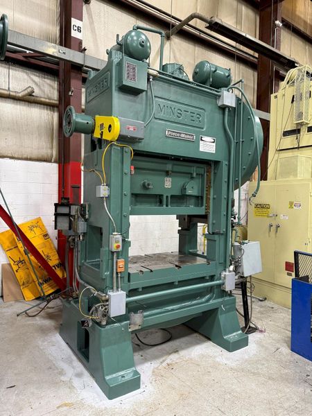 100 ton Minster Press Model P2-100-48 "Piece-Maker" High Speed Mechanical Metal Stamping Press F