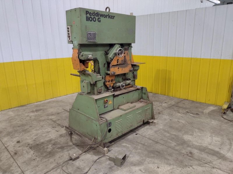 110 TON PEDDINGHAUS "PEDDIWORKER" 1100G HYDRAULIC IRONWORKER: STOCK #22724