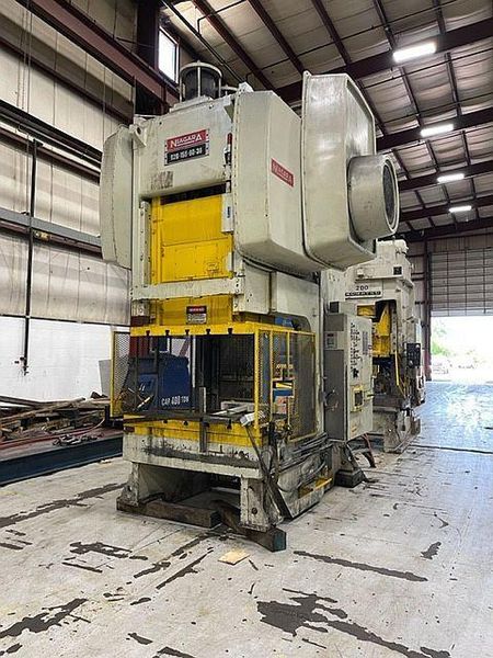 150 ton Niagara S2G-150-60-36 Used Two Point Mechanical Metal Stamping Gap Frame Press For Sale,