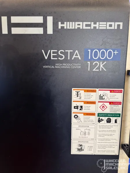 2018 HWACHEON Vesta 1000+ Vertical Machining Center #8170 #2
