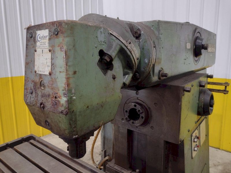 #2 CINCINNATI MODEL #207 HORIZONTAL MILL WITH VERTICAL TOOLMAKERS OVERARM: STOCK #22270
