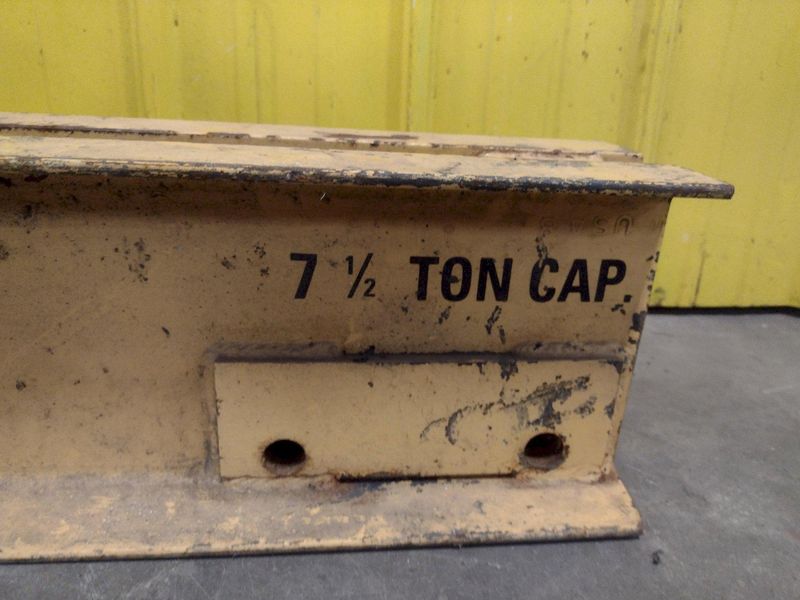 15,000 LBS CALDWELL MODEL 20-7.5-4 LIFTING BEAM / SPREADER BAR: STOCK #18009