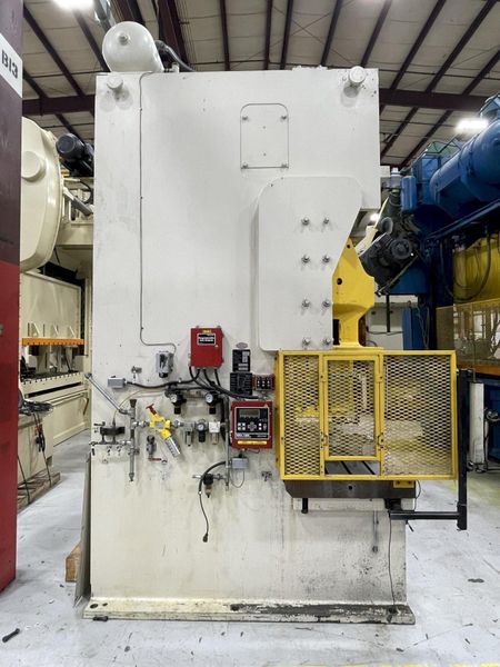 200 ton Komatsu Single Point Gap Mechanical Metal Stamping Press #OBS200-2, Year 1986