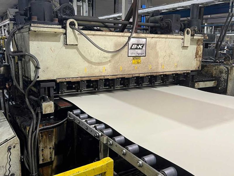 72" x 0.135" x 40,000# B & K Cut To Length Line