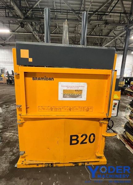 48" X 30" BRAMIDAN MODEL # B20 CARDBOARD BALER: STOCK #78021