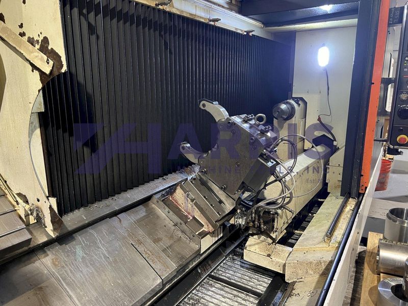 MAZAK QUICK TURN NEXUS 450, MODEL QTN 450-II CNC LATHE WITH 120" CENTERS AND 7" BAR CAPACITY