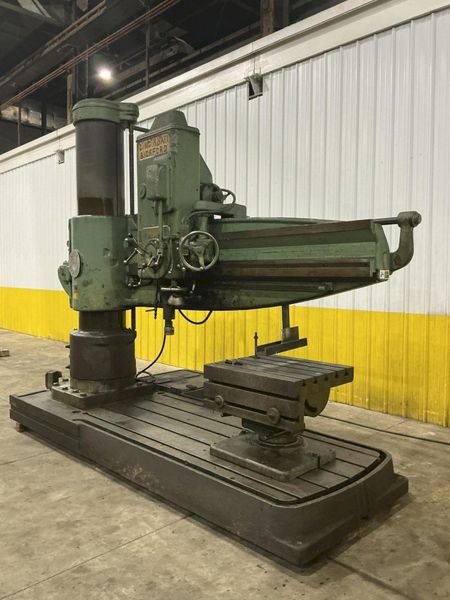 8' X 19" CINCINNATI BICKFORD MODEL #6E RADIAL DRILL: STOCK #18554