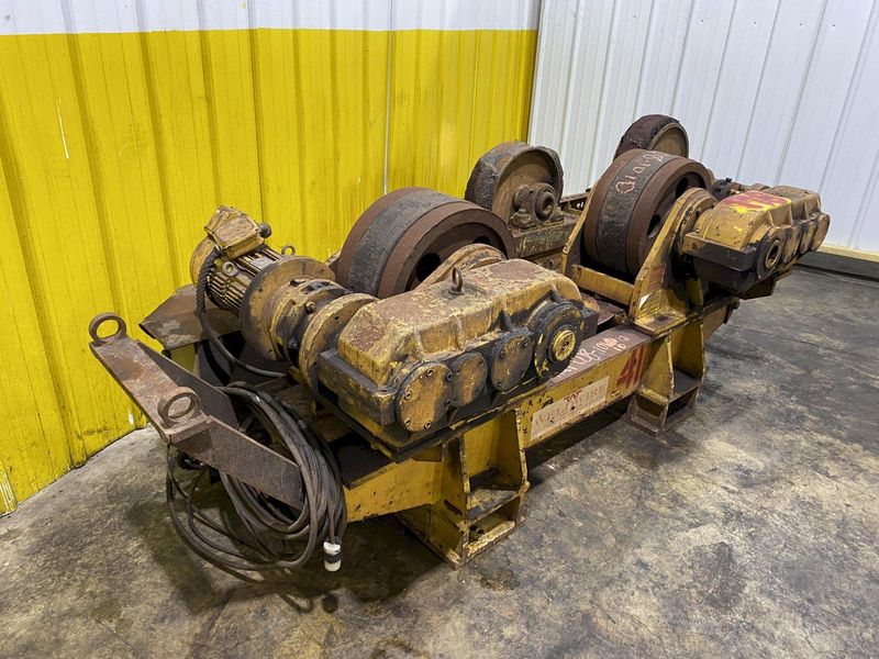 60 TON WELDWIRE MODEL #WER-60  POWERED TANK TURNING ROLLS WITH IDLER: STOCK #16907