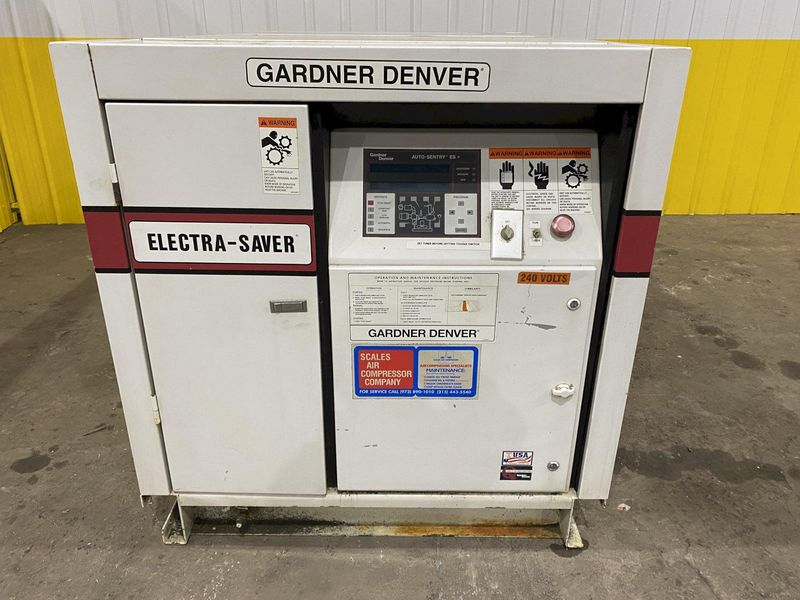 50 HP GARDNER DENVER ROTARY SCREW AIR COMPRESSOR: STOCK #19662
