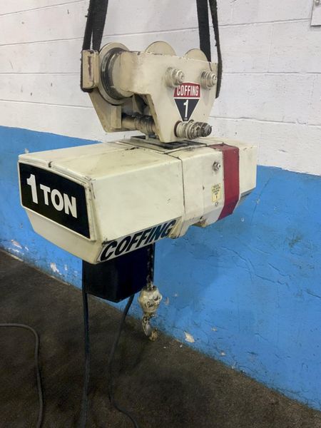 1 TON COFFING ELECTRIC CHAIN HOIST: STOCK #75531