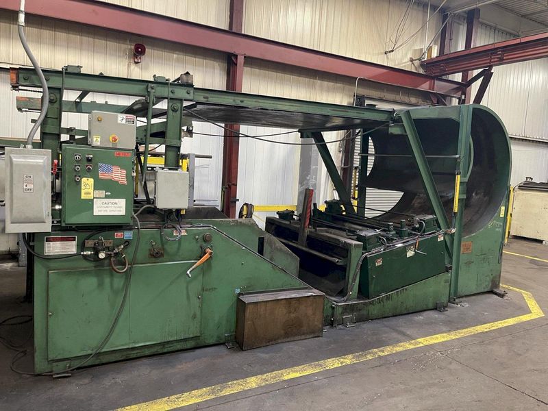 20,000 lbs x 72" Feed Lease Combination Coil Cradle Straightener - Coil Feed Equipment