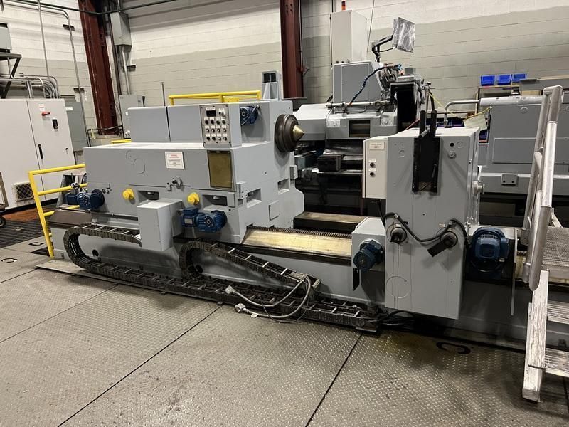 1700mm (67") x 8000mm (26') Wemex Heckert Roll Grinder Model SAXW-1600/2