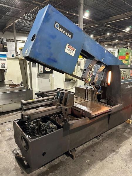 20” x 20” Amada Model HFA-500CNC Fully Automatic Hydraulic Horizontal Band Saw