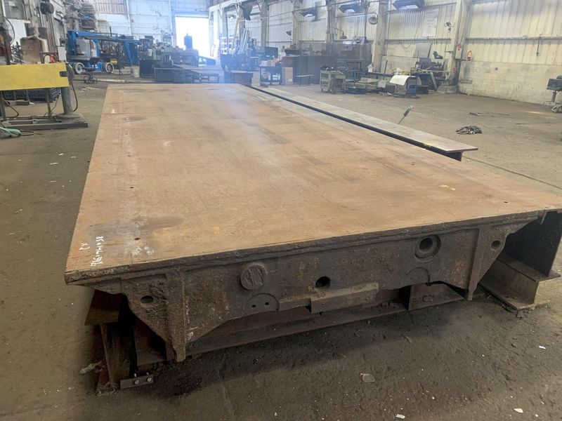 85" X 146" HEAVY DUTY STEEL LAYOUT TABLE: STOCK #12439