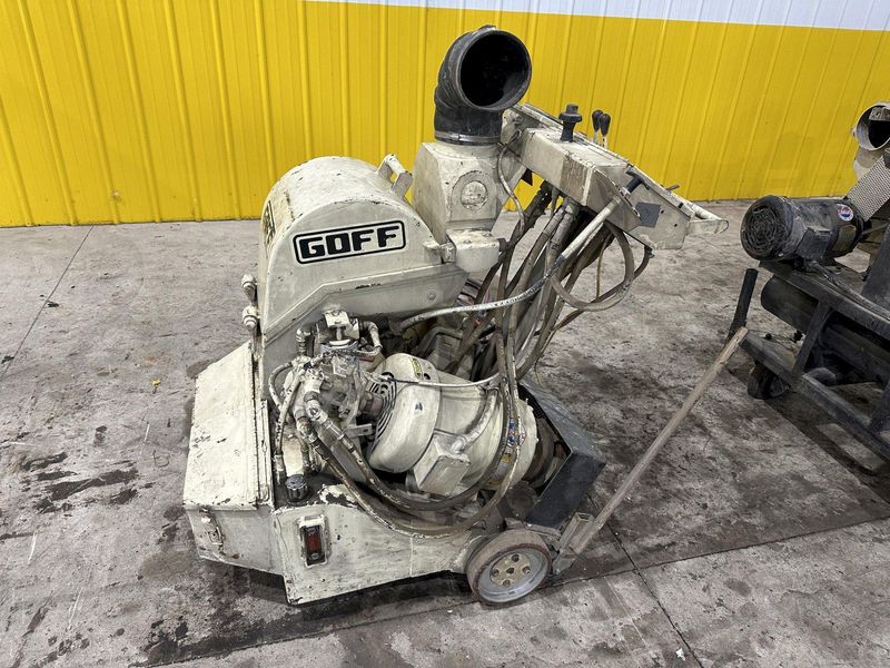 13" WIDE X 15 HP GOFF MODEL #15E13 PORTABLE SURFACE & FLOOR SHOT BLASTER & DUST COLLECTOR: STOCK