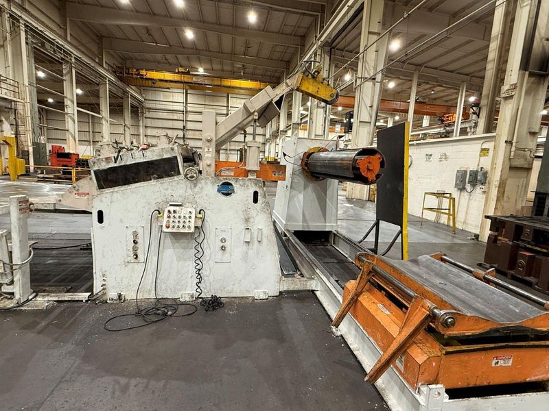 30,000 lbs. x 72 inch Coe Press Equipment "Conventional" Servo Coil Feed Line For Sale.  Can Be