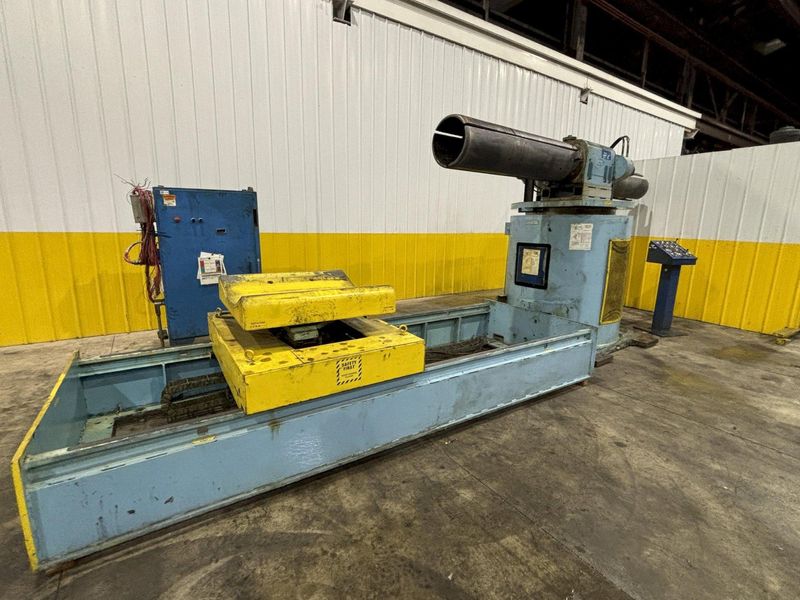 20,000 LBS X 60" ASC MODEL 20/25W DOUBLE END MOTORIZED COIL REEL UNCOILER WITH ASC 30M COIL CAR: