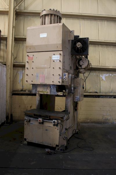 300 TON STANDARD HYDRAULIC C FRAME PRESS: STOCK #73994