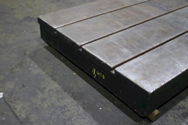 5' X 12' GIDDING & LEWIS T SLOTTED FLOOR PLATE: STOCK #74797