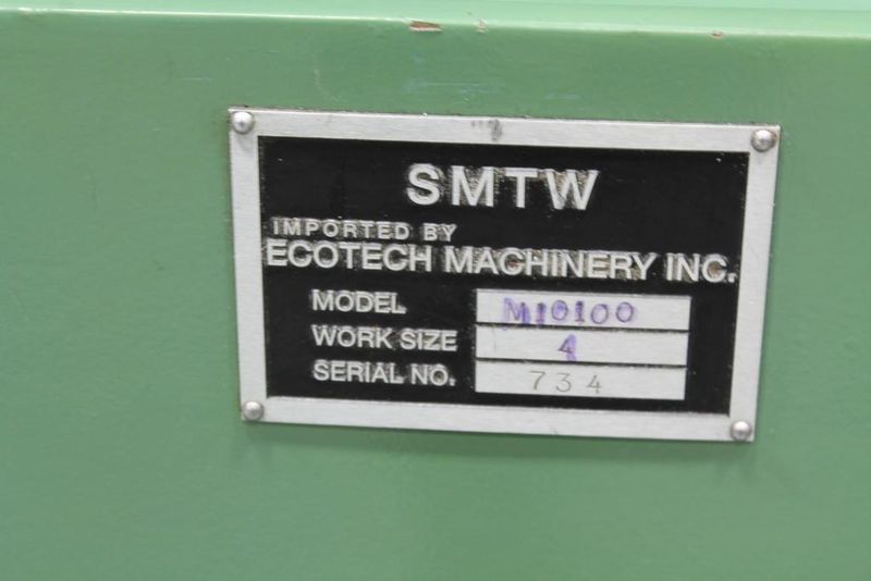 4" SMTW/ECOTECH CENTERLESS GRINDER: STOCK #59879