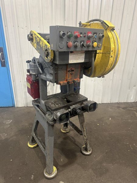 10 TON PERKINS MODEL #2A GAP BED FLYWHEEL PRESS: STOCK #77481