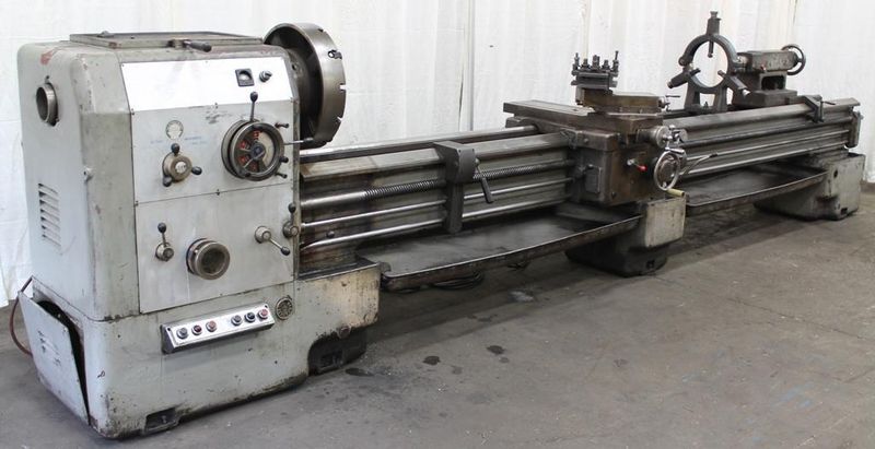 24/30" X 144" LANSING GAP BED ENGINE LATHE: STOCK #63111