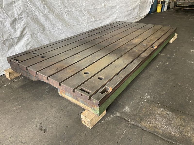80" X 157" X 13" G & L T SLOTTED FLOOR PLATE:  STOCK #76803