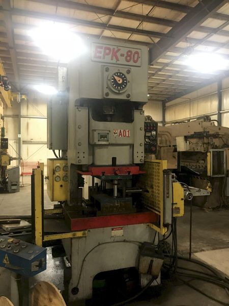 80 TON HAN OUL MODEL HNCP-80 GAP FRAME PRESS: STOCK # 70509
