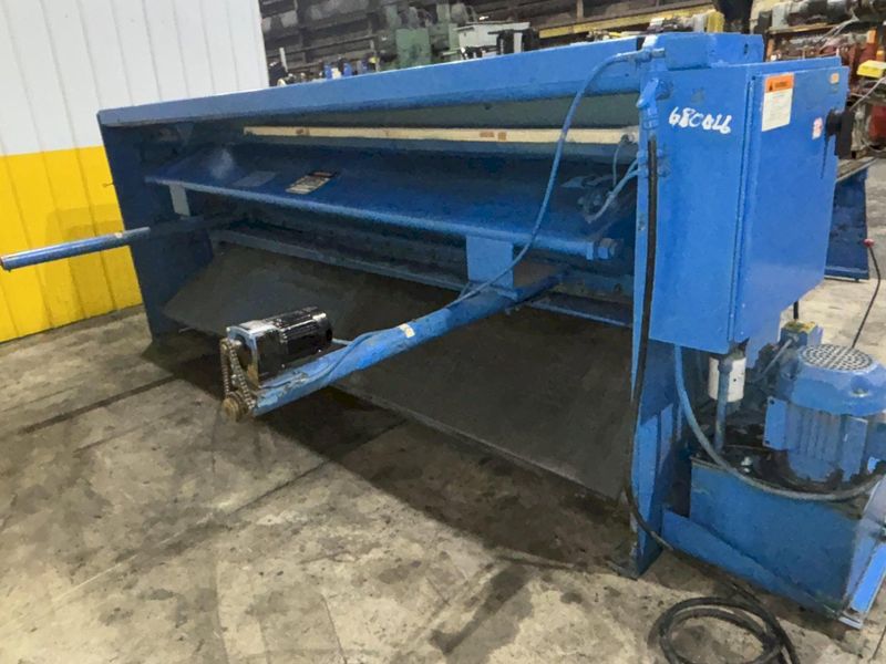 10' X 10 GAUGE NIAGARA MODEL #SPARTAN SP10-10 HYDRAULIC SHEAR: STOCK #22633
