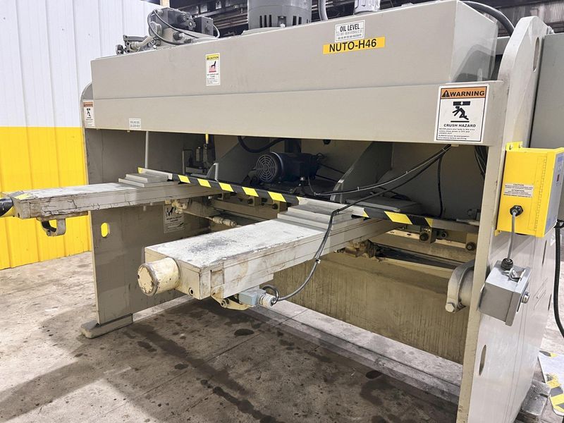 6' X .135" ACCURSHEAR MODEL #61356 HYDRAULIC POWER SQUARING SHEAR: STOCK #22035