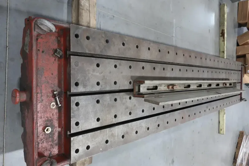 1-3/8" T-Slot Table Fixture Plate 12'3" x 31" x 4"