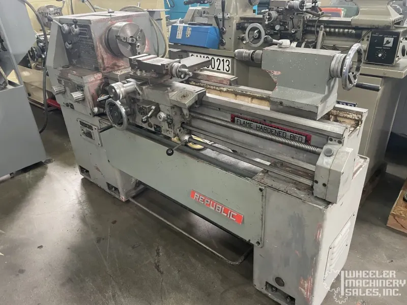 Republic Lagun 14″/20" x 40″  Gap Bed Engine Lathe #8239 #1
