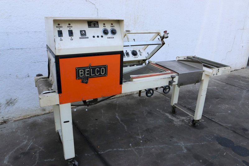BELCO MODEL STC-2016 "L-BAR" PACKAGING SEALER MACHINE: STOCK #70693