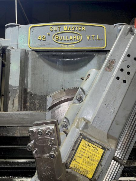 42" BULLARD CUTMASTER 3-JAW VERTICAL TURRET LATHE (V.T.L.): STOCK #14231