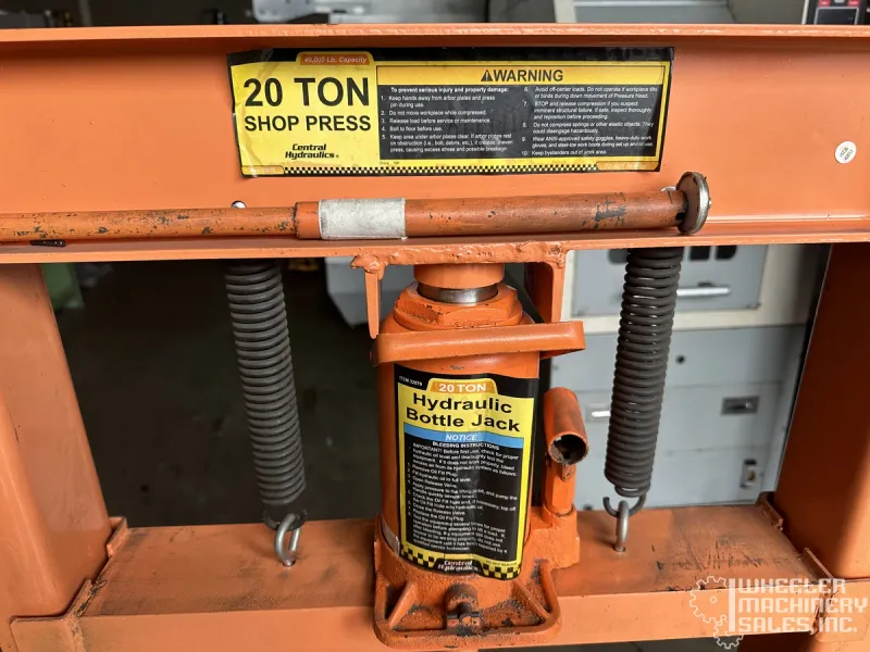 Central Hydraulics 20 Ton Hand Operated Shop Press #7119 #1