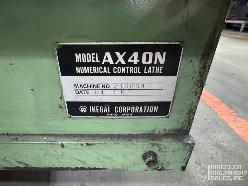 IKEGAI AX 40N Long Bed CNC Lathe #8282