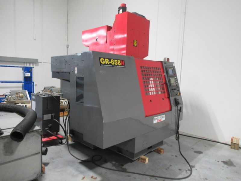 Roku-Roku GRM-658 CNC Vertical Machining Center, Fanuc 16i-M, 12 ATC, Renishaw NC3