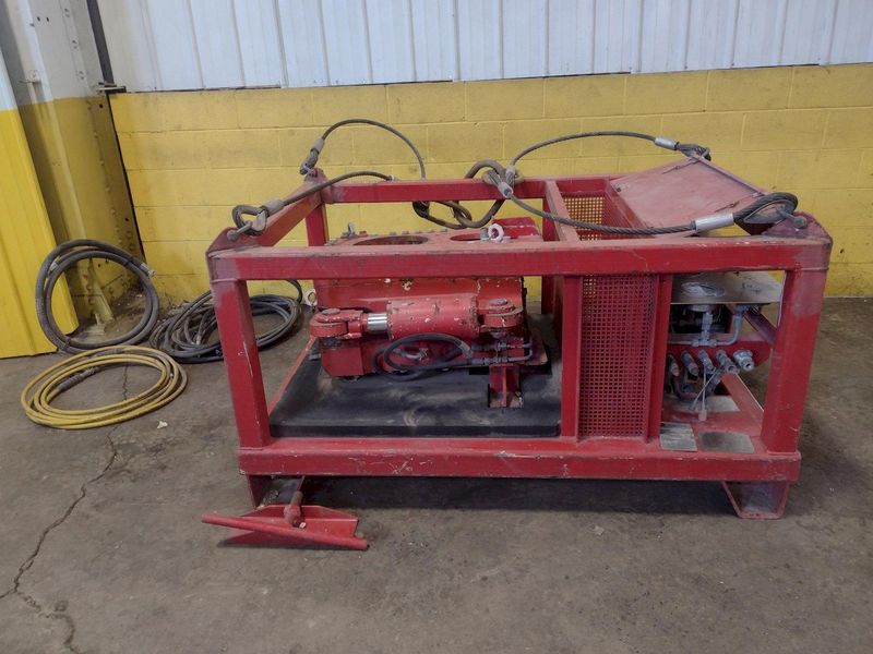 10" WEATHERFORD MODEL "SUT" PORTABLE PIPE HYDRDAULIC BREAK-OUT & BUCKING MACHINE: STOCK #18037