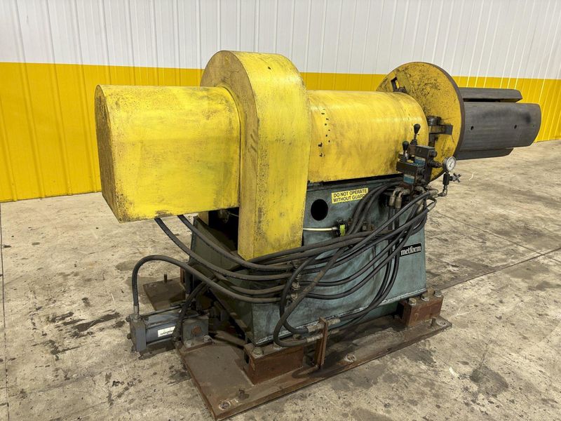 10,000 LBS X 36" METFORM MODEL #MCO1421-1 PULL OFF UNCOILER COIL REEL, NEW 1997: STOCK #21328