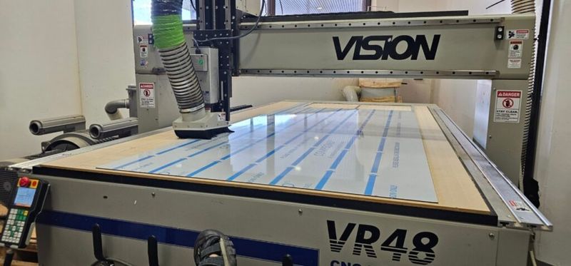 Vision VR48 4’x8′ CNC Router w/ Vacuum Pump