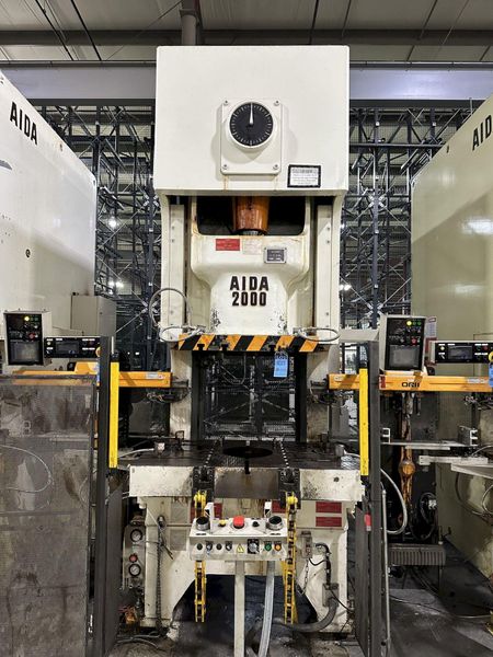 220 TON AIDA GAP FRAME METAL STAMPING PRESS