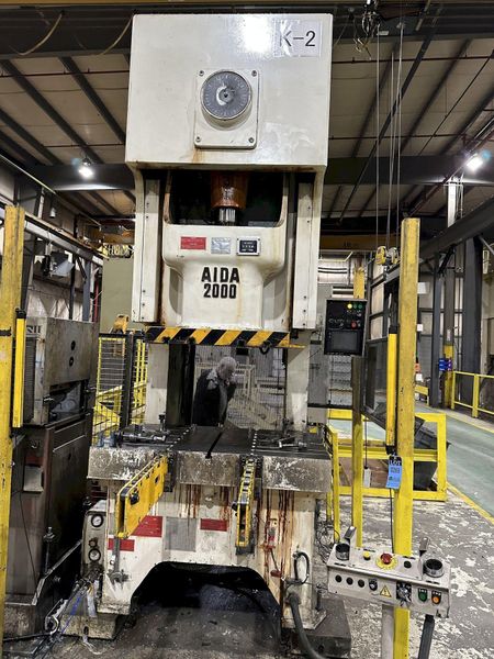 220 AIDA GAP FRAME STAMPING PRESS