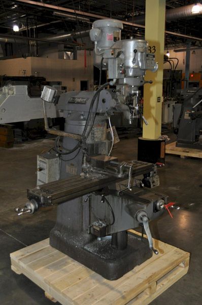 2 HP BRIDGEPORT VERTICAL MILL