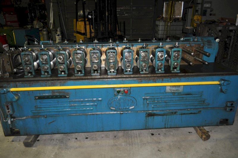 12 STAND X 10" TISHKEN ROLLFORMER 1.5" SHAFT
