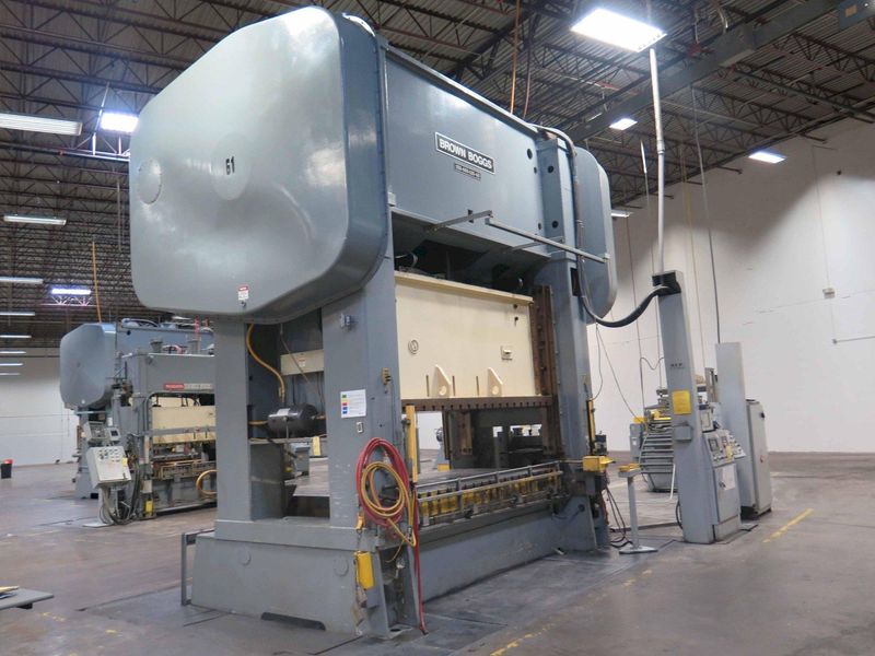 600 TON BROWN AND BOGGS 120" x 60" SSDC PRESS
