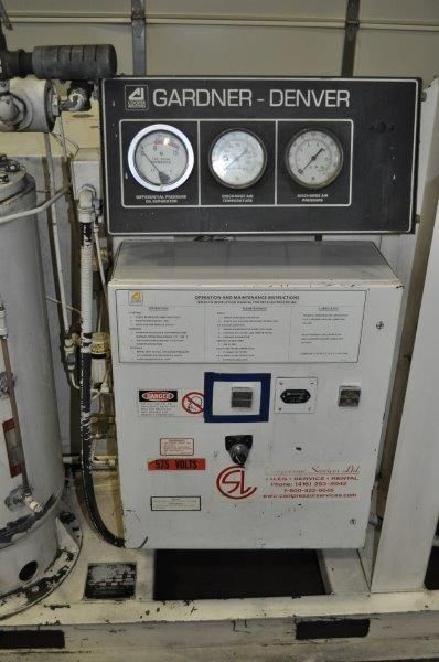 50 HP GARDNER DENVER ELECTRA SAVER II ROTARY SCREW AIR COMPRESSOR