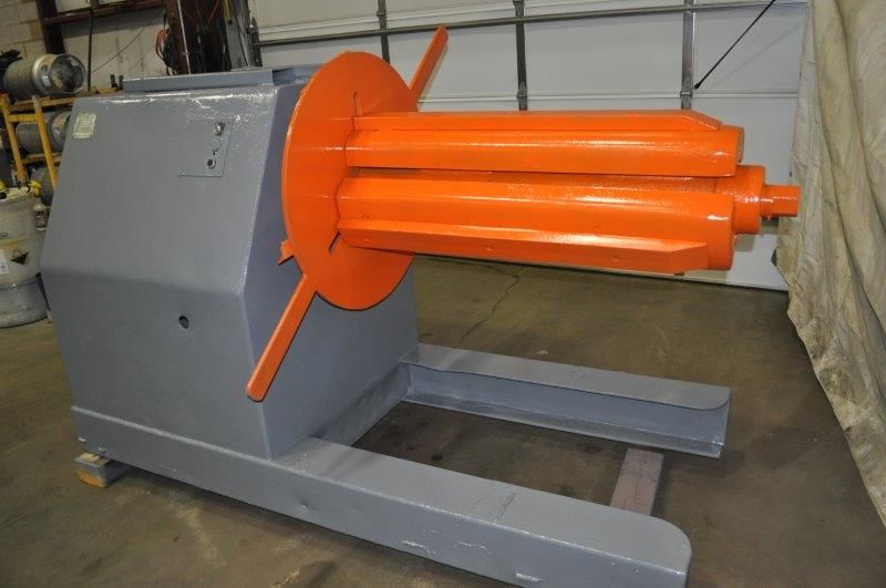 10,000 LB x 48" AMERICAN STEEL LINE MOTORIZED UNCOILER